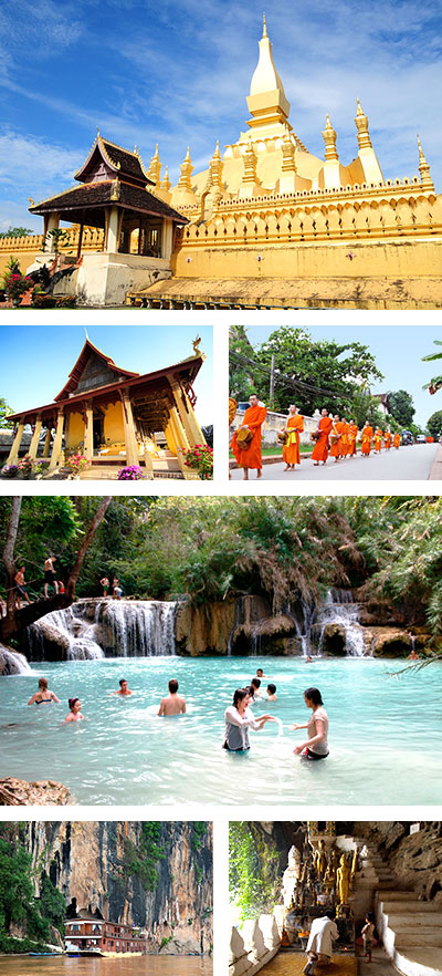Laos Tour, 6 Days Vientiane and Luang Prabang Tour