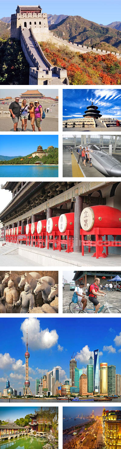 8 Days Classic China Tour to Beijing, Xian, Shanghai