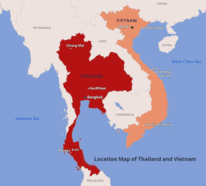location-map-of-bangkok-and-hanoi