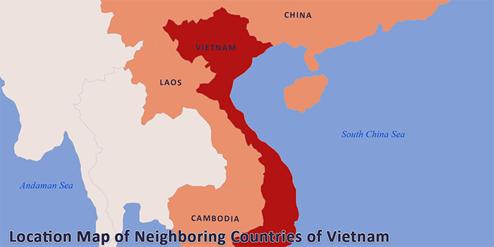location-map-of-neighboring-countries-of-vietnam