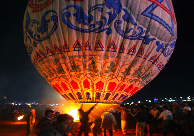 Myanmar Fire Balloon Festival