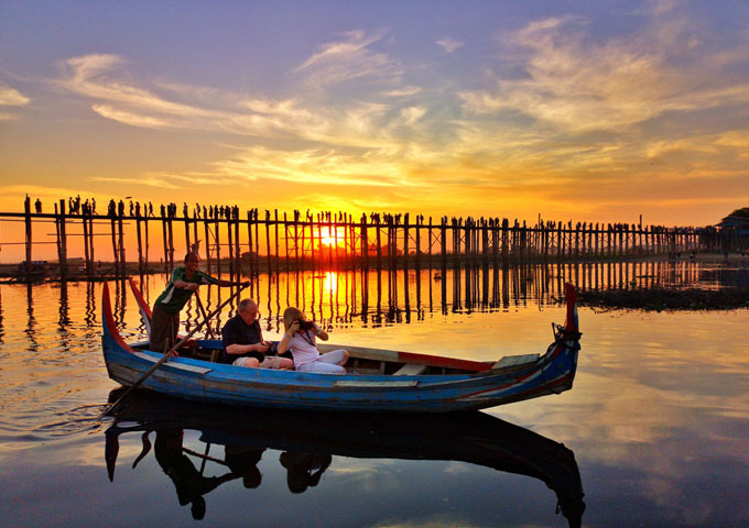 Myanmar U Bein Bridge