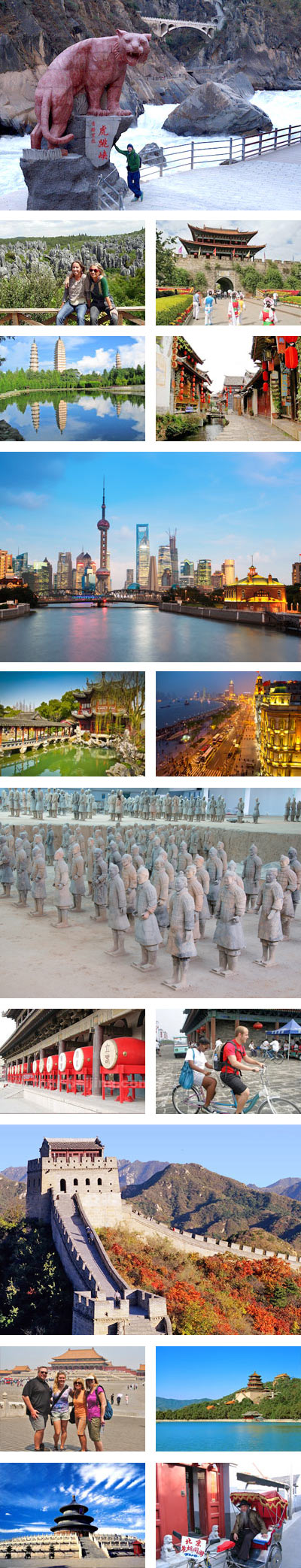 13 Days China Gold Triangle Tour with Yunnan Discovery