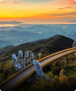 stroing through the golden bridge